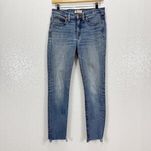 Madewell 9” High-Rise Skinny Crop Jeans Women’s Size 28 Light Wash